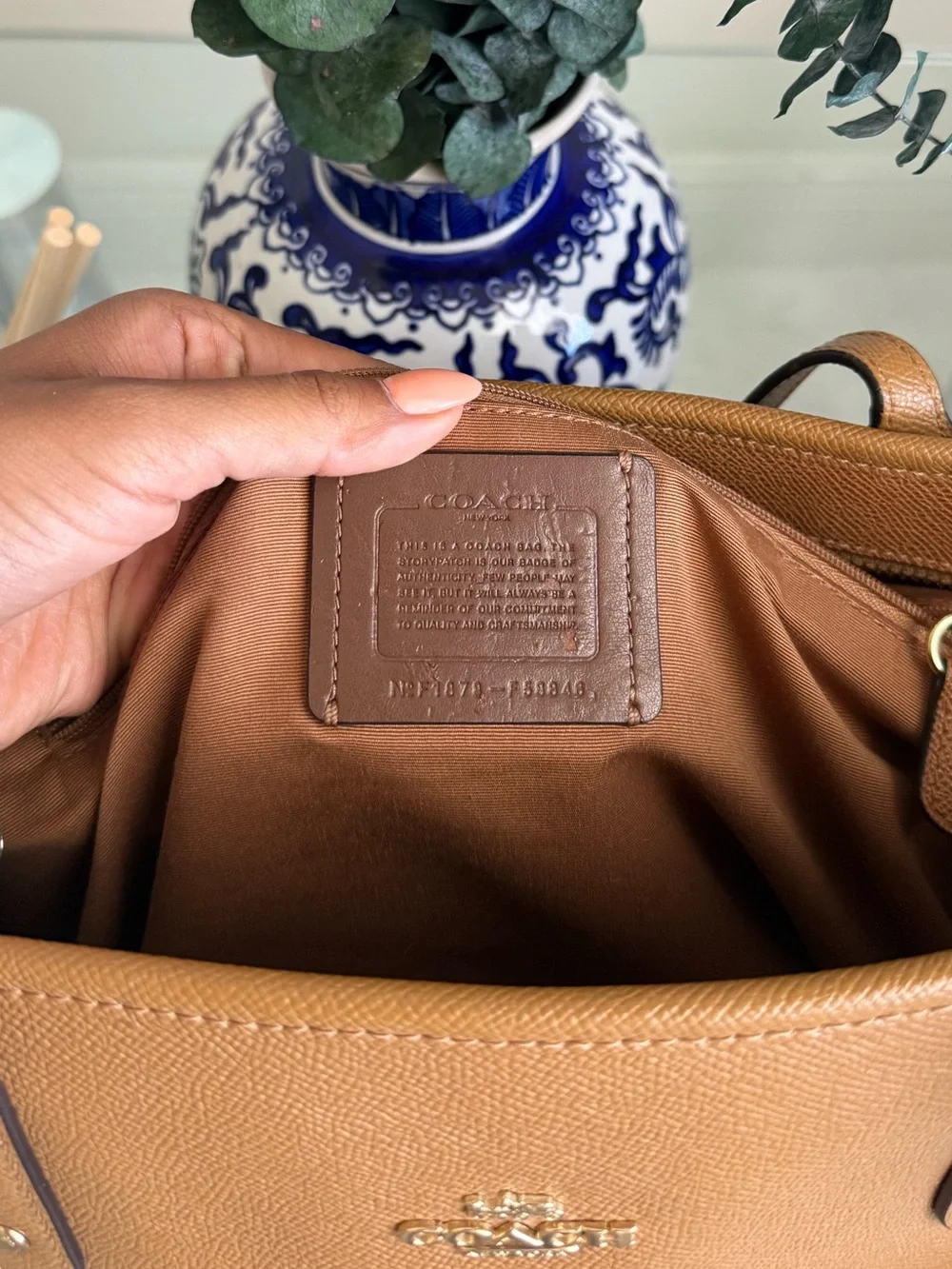 Coach Crossgrain Leather City Zip Tote
